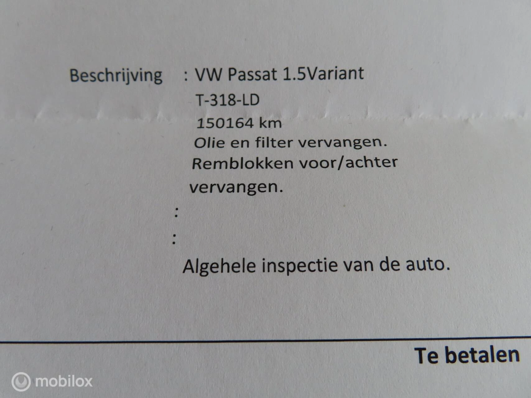 Hoofdafbeelding Volkswagen Passat