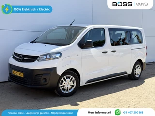Opel Vivaro-e L2H1 75 kWh 136PK 9-persoons L2H1 330km WLTP 93,7% (SOH) Dubbele schuifdeuren Snelladen Laadkabel Climate control Parkeersensoren