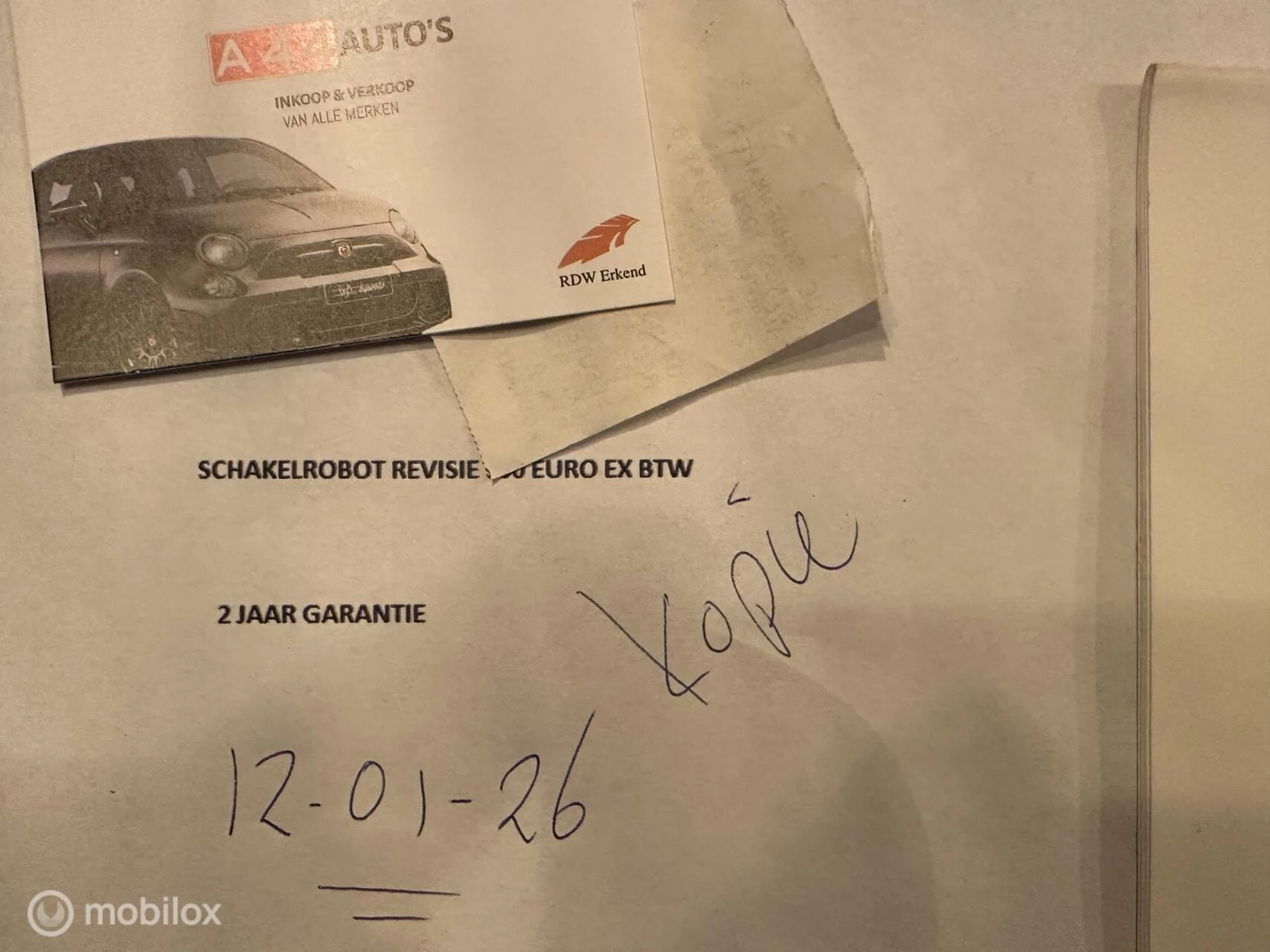 Hoofdafbeelding Fiat 500