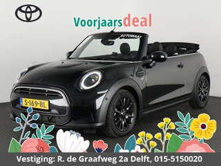 Hoofdafbeelding MINI Cooper Cabrio Mini Mini Cabrio 1.5 Cooper Black-Sport Automaat 140 PK | Navigatie | Camera | Climate Control |