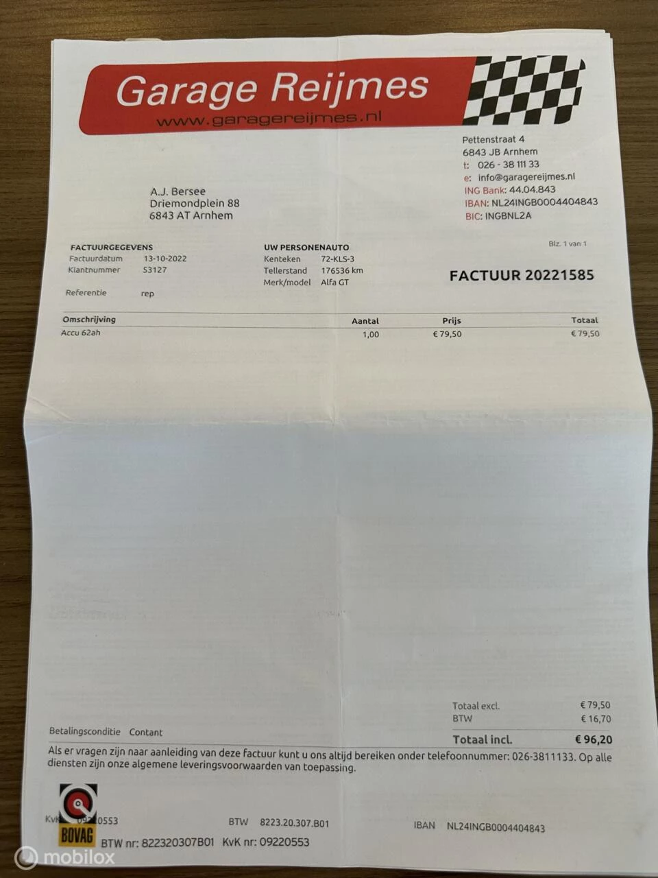 Hoofdafbeelding Alfa Romeo GT