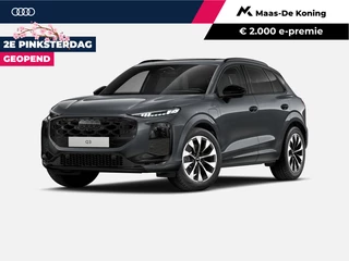 Audi Q3 1.5 200kW e-hybrid S edition 272 PK · Tech plus · Trekhaak elek. wegklapbaar · Glazen panoramadak