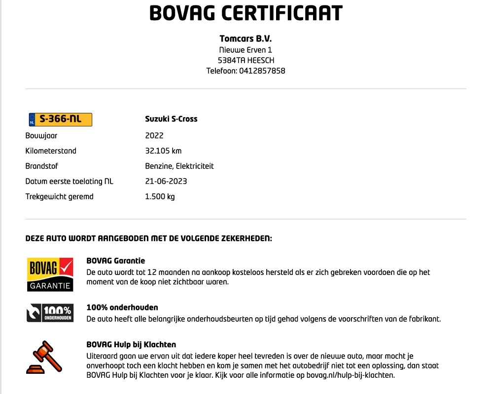 Hoofdafbeelding Suzuki S-Cross