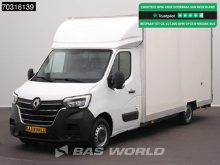 Hoofdafbeelding Renault Master Renault Master 145PK Lowliner Bakwagen LED Navi Airco Cruise Camera Euro6 Meubelbak Koffer Verkoopwagen Pakketwagen Airco Cruise control