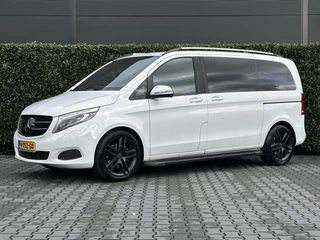 Mercedes V-klasse 250d AVANTGARDE DC 5 PERSONENBUS, NL AUTO, NAP LOGISCH, BURMESTER, LEDER, EURO 6, NAVI, CAMERA, ADAPT CRUISE, LANE ASSIST, DODEHOEK, CLIMATE CONTROL, STOELVERWARMING, TREKHAAK, SCHUIFDEUR BEIDE KANTEN, LICHTMETAAL 19"