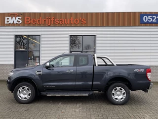 Hoofdafbeelding Ford Ranger Ford Ranger 2.2 TDCi 160pk automaat 4x4 Limited Supercab / rijklaar € 23.950 ex btw / lease vanaf € 446 / airco / cruise / navi / leer / trekhaak 3500 kg !