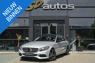 Mercedes-Benz C-klasse C180 156pk Ambition Panoramadak 1/2 Leder Navigatie Stoelverwarming Led intelligent NLauto NAP 17" LMV