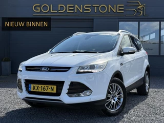 Ford Kuga 1.6 Titanium 1e Eigenaar,Halfleder,Navi,Clima,Cruise,Afn.Trekhaak,Stoelverwarming,Pdc,6 Bak,150pk,Lm velgen,Apk tot 01-2026