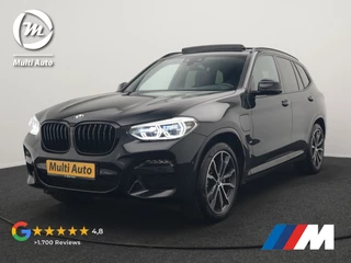 BMW X3 xDrive30e M Sport PHEV 293pk Dealer O.H. | Trekhaak Af Fabriek | Panodak | Head Up | 360 Camera | Adaptief Onderstel | Lederen Sportstoelen Memory & Verwarmd | Sfeerverlichting | Stuur Verwarmd | Keyless | Blis | Apple Carplay | Plug In Hybrid |