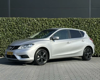 Nissan Pulsar 1.2 DIG-T TEKNA, LEDER, CRUISE, NAVI, ECC-AIRCO, KEYLESS, DODEHOEK, 360, CAMERA, STOELVERWARMING, LICHTMETAAL 17"