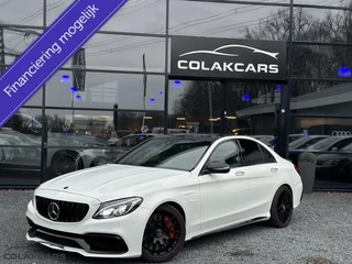 Hoofdafbeelding Mercedes-Benz C-Klasse Mercedes C-klasse AMG 63 S Edition 1 Pano 650PK schaalstoel