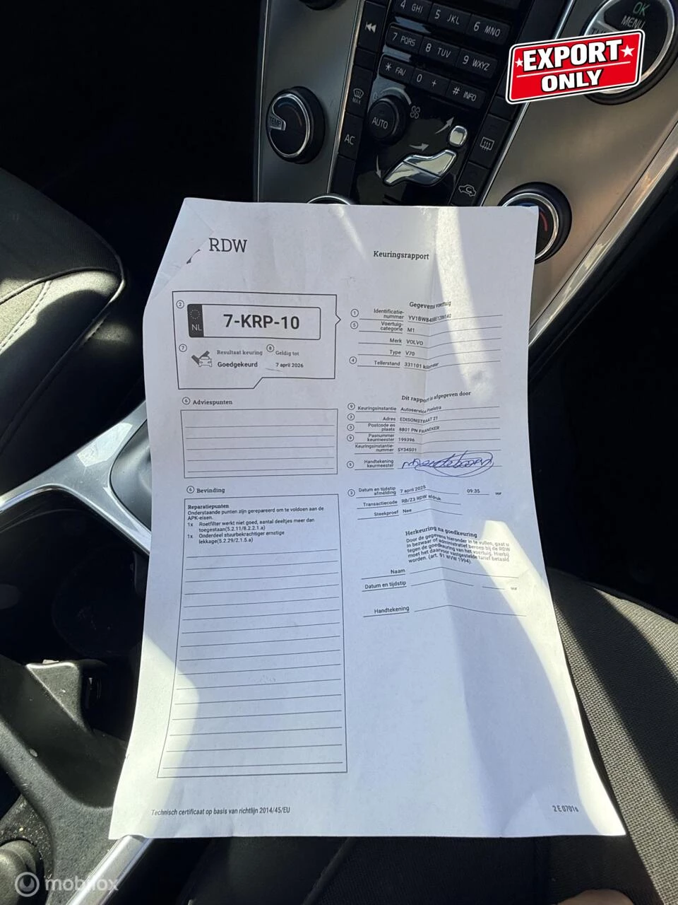 Hoofdafbeelding Volvo V70