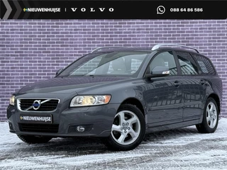 Volvo V50 2.0 Limited Edition | 12 mnd BOVAG garantie | Dealer onderhouden | Bluetooth | Trekhaak | Lederen bekleding | Navigatie | Stoelverwarming | Roofrails | Cruise control | Climate control |