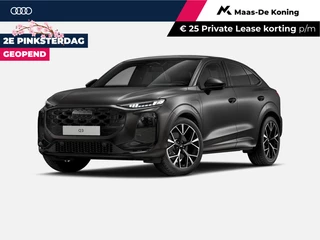 Audi Q3 Sportback 1.5 200kW e-hybrid S edition · Mateffect Lak · Techniekpakket Plus · MMI experience pro · Panorama-glasdak