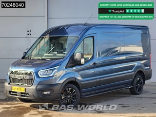 Hoofdafbeelding Ford Transit Ford Transit 165pk Automaat Limited Raptor Grill Black Edition L3H2 New model! Xenon Airco Cruise CarPlay Camera Parkeersensoren Airco Cruise control