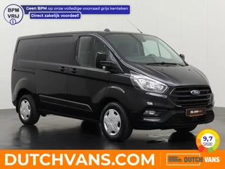 Ford Transit Custom 2.0TDCi 130PK Automaat | Achterdeuren | Multimedia | Camera | Cruise | Airco | 3-Zits | Betimmering