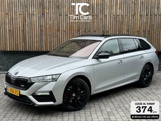 Skoda Octavia Combi 1.4 TSI RS iV PHEV Panoramadak | Head-up display | Achteruitrijcamera | Matrix LED | Stoel en stuurverwarming | Cruise control adaptief | Parkeersensoren voor en achter