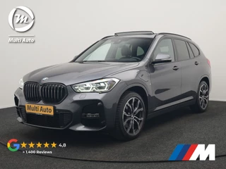 BMW X1 xDrive25e M Sport PHEV 221pk Dealer O.H. | Trekhaak Af Fabriek | Panodak | Adaptive Cruise | Head Up | Camera | Lederen Sportstoelen Memory & Verwarmd | Harman / Kardon | Keyless | Sfeerverlichting | Navigatie | DAB | Plug In Hybrid