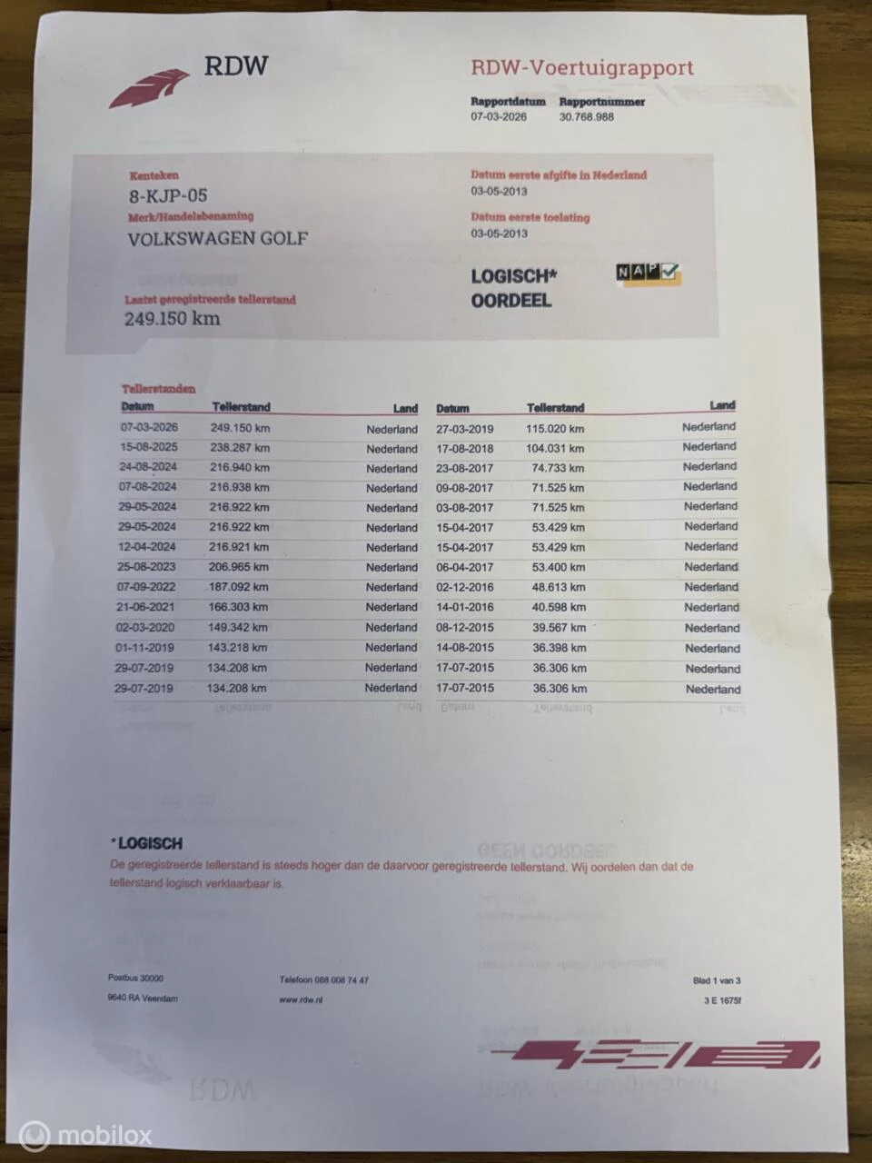 Hoofdafbeelding Volkswagen Golf