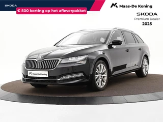 Skoda Superb Combi 1.5 Tsi 150pk DSG ACT Business Edition Plus · Apple/Android Car Play · Camera · Keyless · Elek. Achterklep · Cruise Control · Stoelverwarming · 18'' Inch · Garantie t/m 23-03-2027 of 100.000km