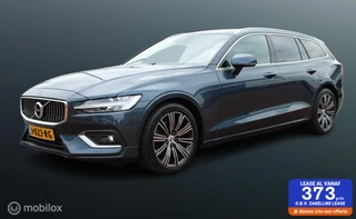 Volvo V60 2.0 B4 Inscription 200 pk, Leer, Memory, stoel + stuur verwarming, Adaptief Cruis, Camera, Full Led, Clima,18 inch Lmv, Donker glas.