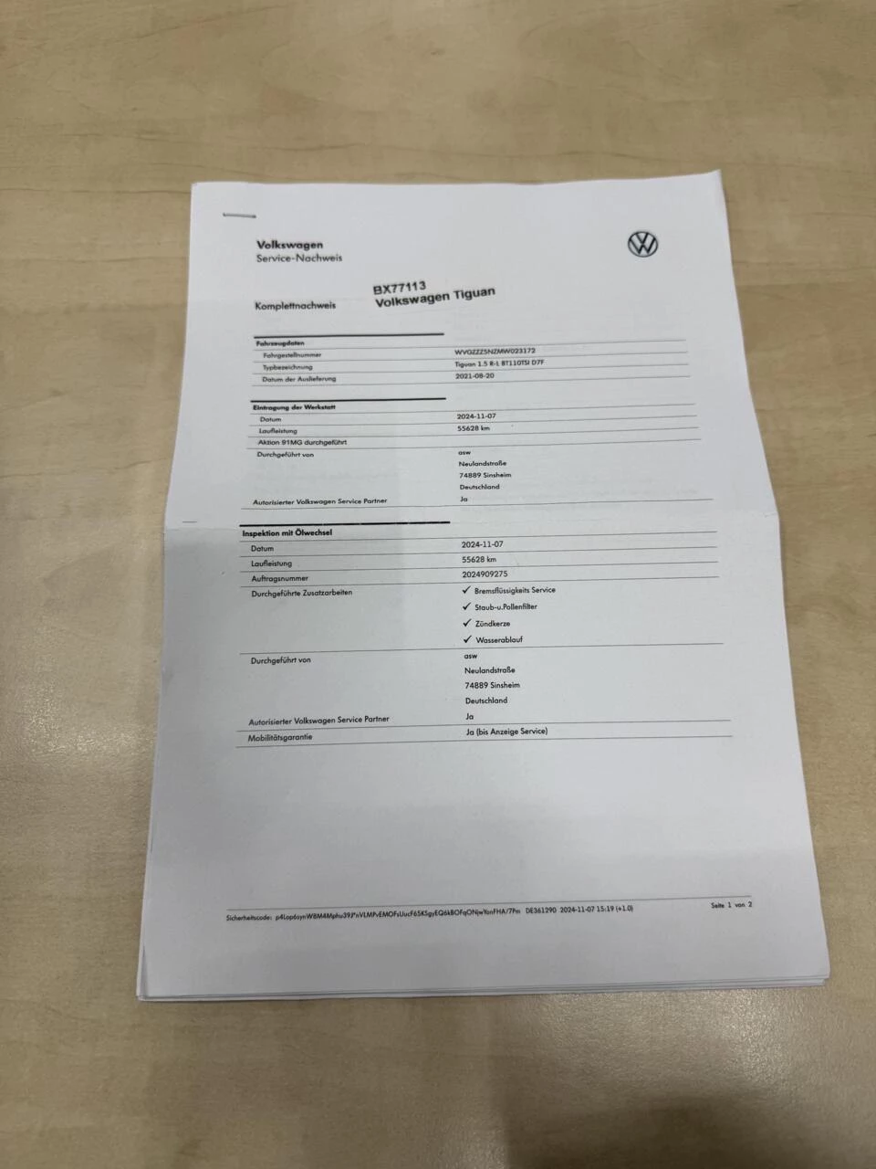 Hoofdafbeelding Volkswagen Tiguan