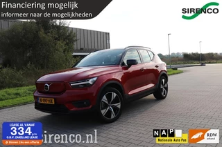 Volvo XC40 Recharge P8 AWD R-Design schitterende kleur dab+ deels leder stoel + stuur verwarming