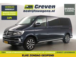 Volkswagen Transporter 2.0 TDI L2H1 | 204PK | Dubbele Cabine | 5 Persoons | DSG Automaat Airco Camera Carplay 2xSchuifdeur Cruise Navi Trekhaak PDC 18''LMV