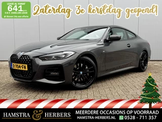 BMW 4-serie Coupé 430i High Executive M-sport grijs