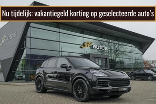 Porsche Cayenne S 2.9 S 441pk Panoramadak Trekhaak elektrisch Comfortstoelen Black edition Luchtvering DAB Sfeerverlichting