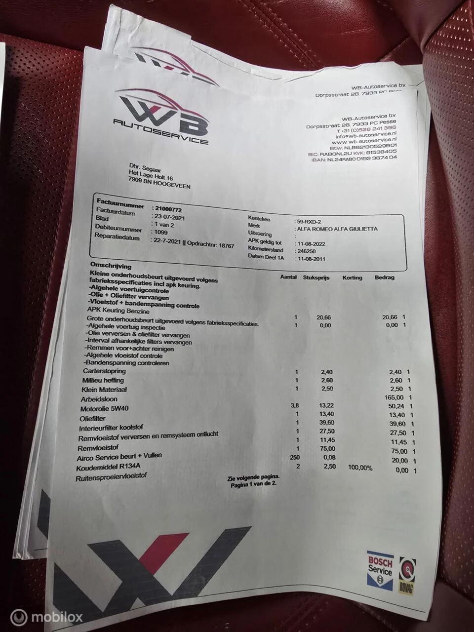 Hoofdafbeelding Alfa Romeo Giulietta