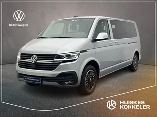Volkswagen Transporter 2.0 TDI 150pk DSG L2 Dubbele cabine | LED Koplampen | Navigatie | Airco | Cruise Control | 2x schuifdeur | Camera | Achterklep | 6-zits