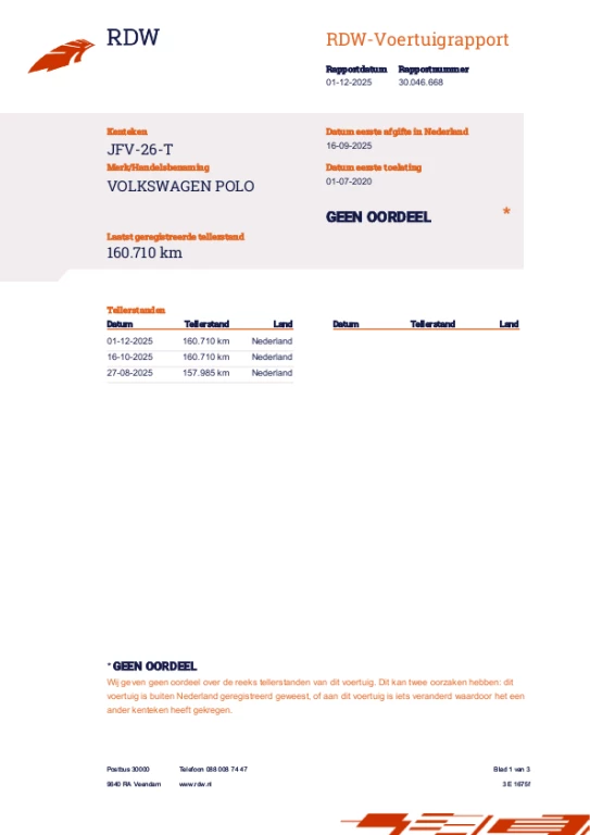 Hoofdafbeelding Volkswagen Polo