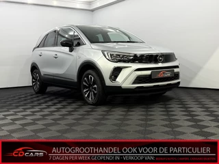 Hoofdafbeelding Opel Crossland Opel Crossland 1.2 Turbo Elegance Half leder, Camera, Navi, Cruise control, Rijstrook correctie, A start stop, Apple carplay, Lichtmetalen velgen