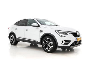 Renault Arkana 1.6 E-Tech hybrid 145 techno (INCL.BTW) *1/2LEATHER | FULL-LED | DIGI-COCKPIT | BLIND-SPOT | NAVI-FULLMAP | AMBIENT-LIGHT | CAMERA | KEYLESS | DAB+ | COMFORT-SEATS | 18''ALU*