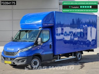 Iveco Daily 35S14 Automaat Bakwagen Achterdeuren 488cm lang! Airco Cruise Euro6 Meubelbak Koffer 23m3 Airco Cruise control