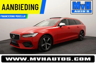 Hoofdafbeelding Volvo V90 Volvo V90 2.0 D3 R-Design|PANO|TREKH|ORG.NL|CARPLAY|LED|ACC
