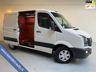 Volkswagen Crafter Servicewagen 35 2.0 TDI euro6 L1H1 2xSchuifdeur 3Persoons Airco Trekhaak BOTT Inrichting RIJKLAARPRIJS!