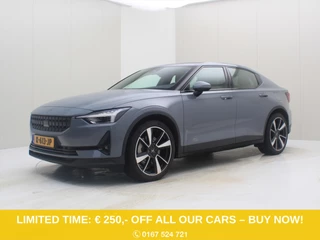 Polestar 2 Long Range AWD 408PK 78kWh 90% SoH [ LEDER+PILOT PLUS+20 INCH+STOEL/STUURWIELVERWARMING ]