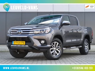 Toyota HiLux 2.4 D-4D-F DOUBLE CAB AUTOMAAT LEER 3200KG TREKHAAK CLIMATE CRUISE