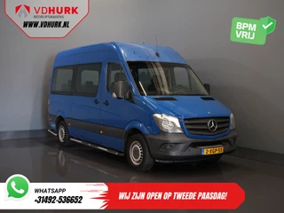 Mercedes-Benz Sprinter 213 2.2 CDI Aut. L2H2 €12.705,- Incl. BTW (BPM VRIJ) EXPORT Combi/ 9 Persoons/ Kombi/ 9P/ Airco/ PDC