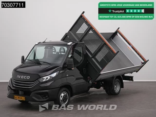 Iveco Daily 35C21 3.0L Automaat Driezijdige Kipper 210PK Dubbellucht 3,5t Trekgewicht ACC LED Airco Camera Cruise CarPlay Euro6 Tipper Benne Kieper Airco