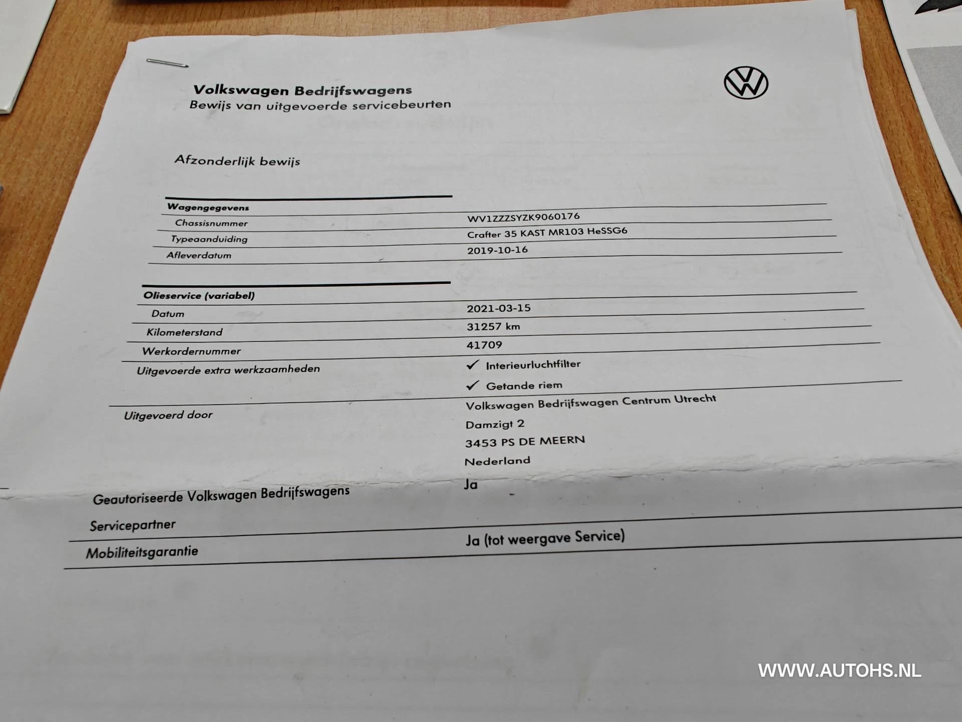 Hoofdafbeelding Volkswagen Crafter