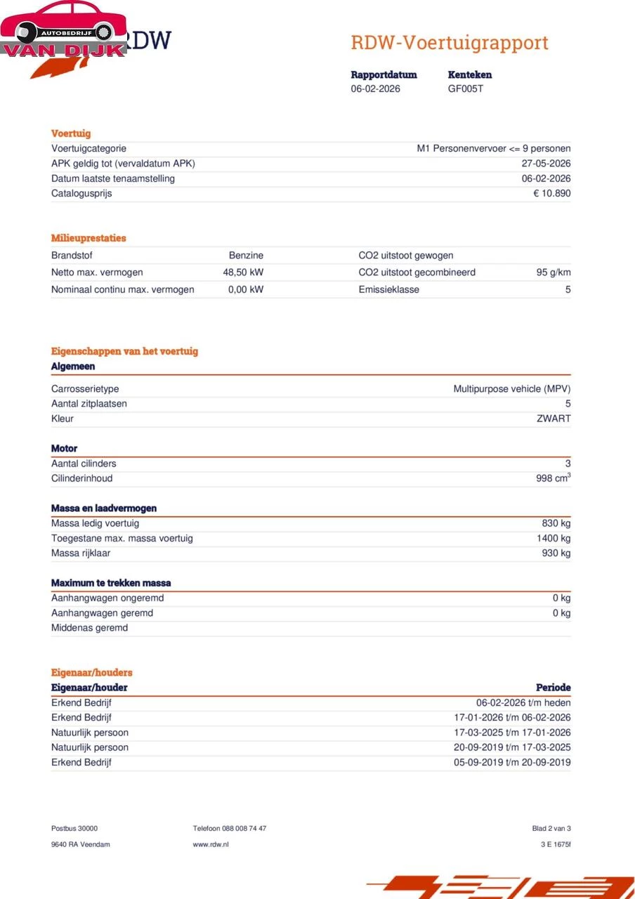 Hoofdafbeelding Kia Picanto