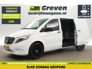 Mercedes-Benz Vito 114 CDI Lang Automaat Camera Carplay Cruise Clima LED 2xSchuifdeur Navi Trekhaak Leder 18"LMV Stoelverw.