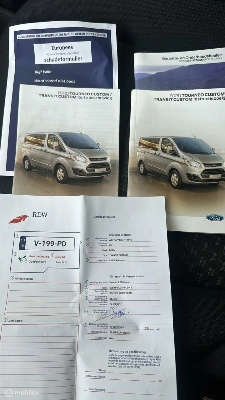 Hoofdafbeelding Ford Transit Custom