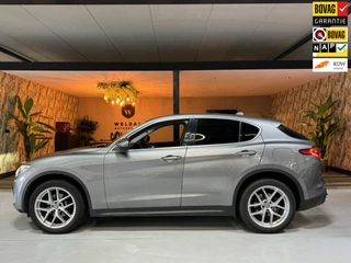 Alfa Romeo STELVIO 2.0 Turbo First Edition Garantie Memory StuurVW StoelVW Camera Elek Achterklep Leder Cruise Clima Navi Rijklaar