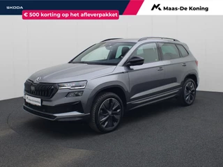 Skoda Karoq 1.5TSI/150PK ACT Sportline DSG · Navigatie · Trekhaak · Apple/Android Car Play · Camera ·  Garantie tot februari 2029 of 60000km.