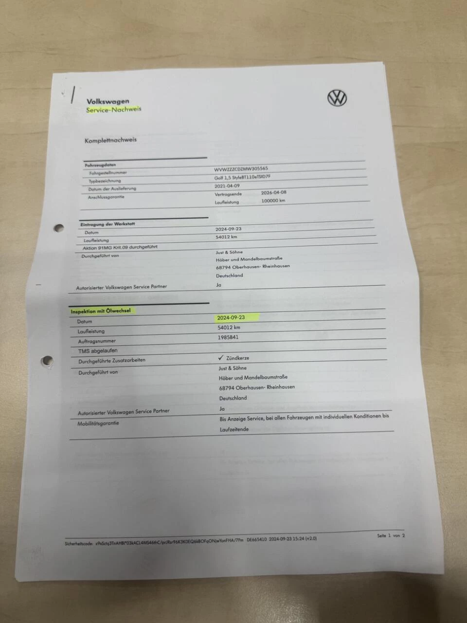 Hoofdafbeelding Volkswagen Golf