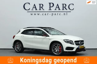 Mercedes-Benz GLA-klasse AMG 45 4MATIC Edition 1 LED/PANO/CARPLAY/HALF LEDER+S.VERWARMING/LMV/CAM/CRUISE/12 MND GARANTIE